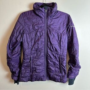 Columbia Omni Heat Omni Shield Advanced Repellency Zip Purple Jacket Siz…